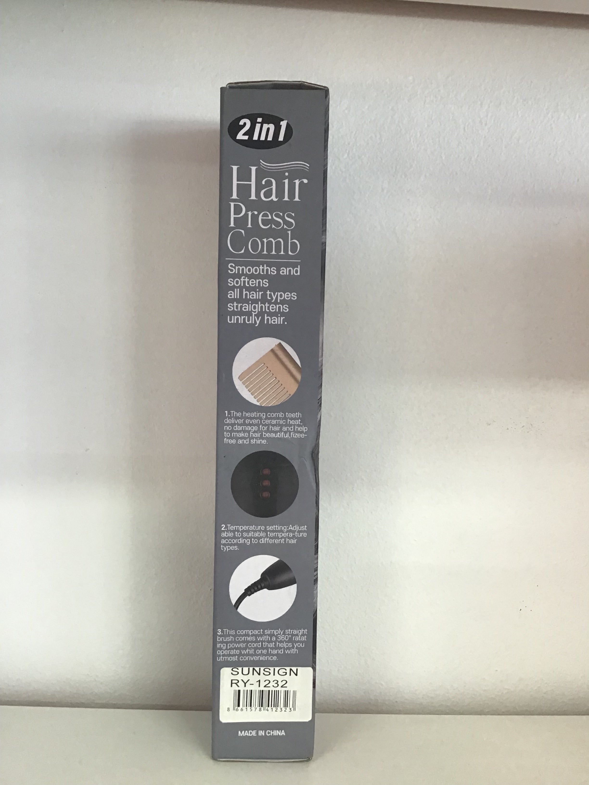 Two in one Press Comb