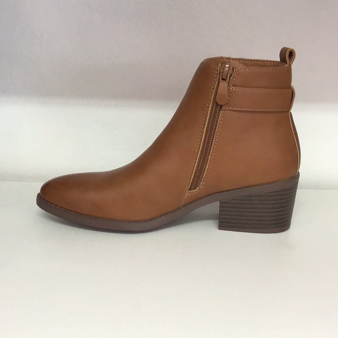 Tan ankle boots