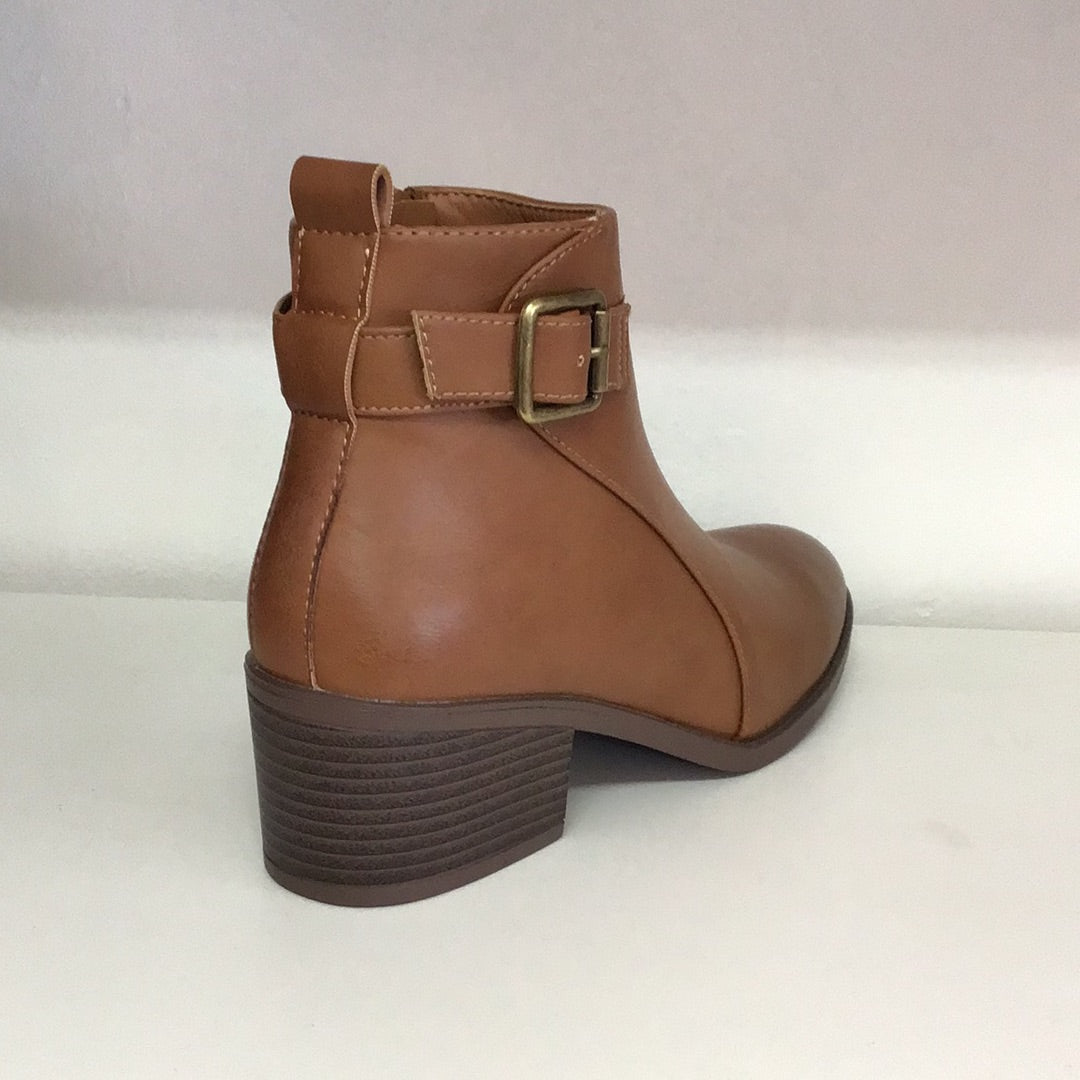 Tan ankle boots