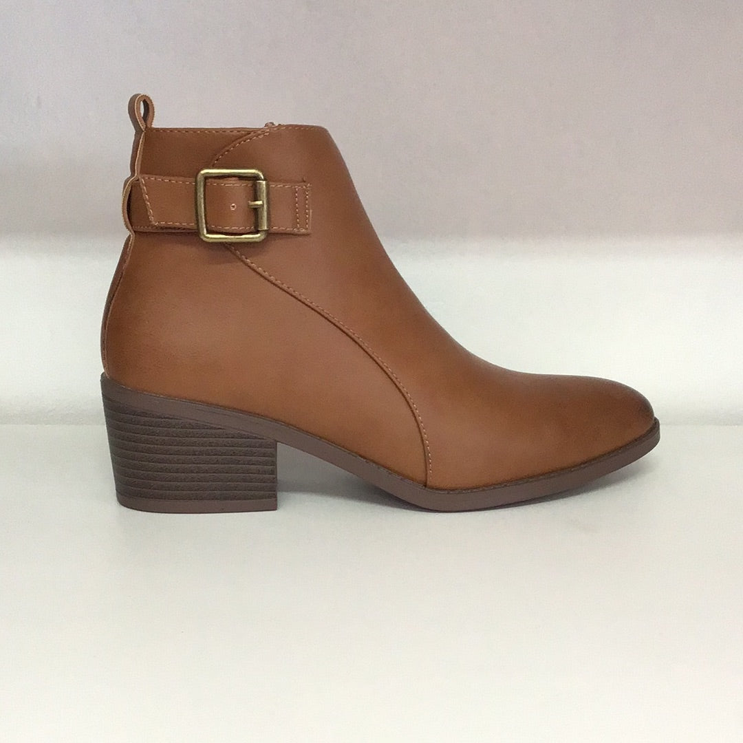 Tan ankle boots