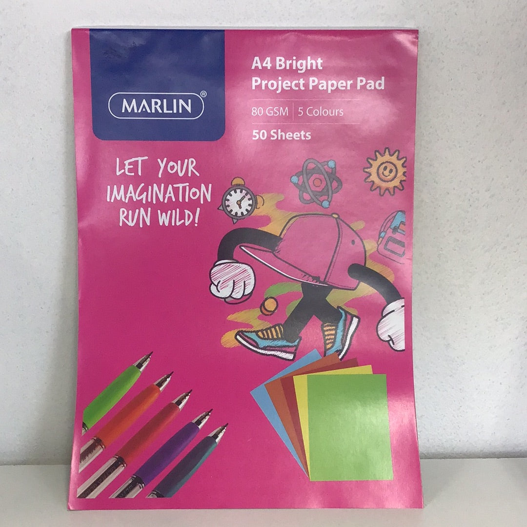 Marlin A4 Bright Project Paper Pad