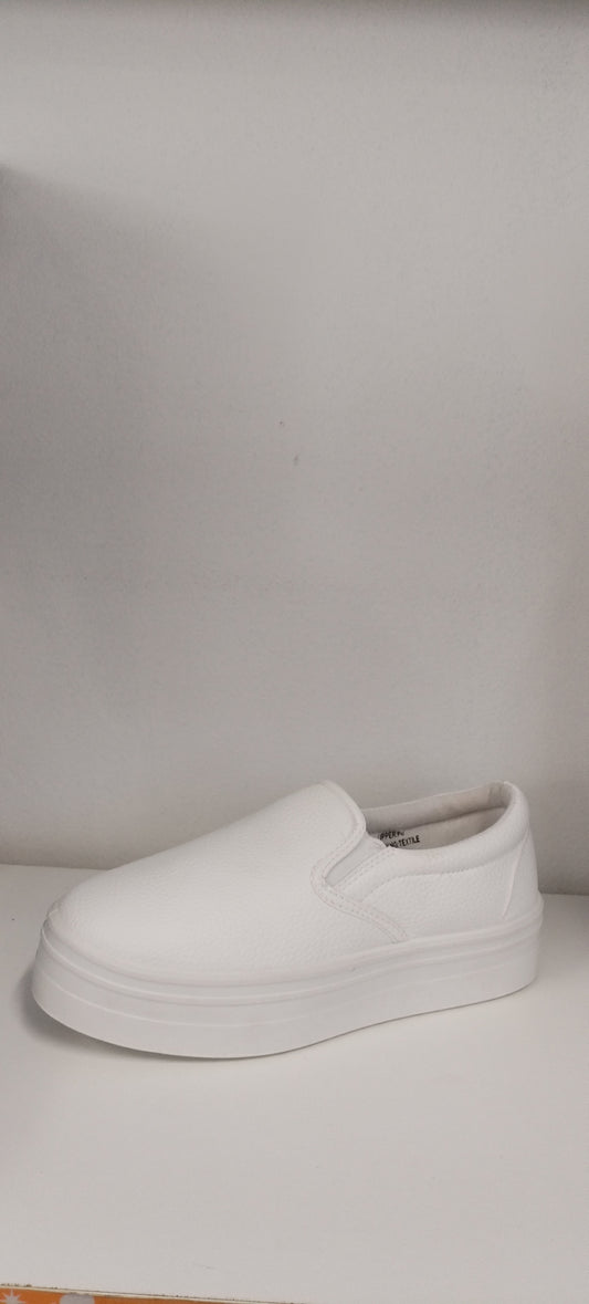 White Slip On