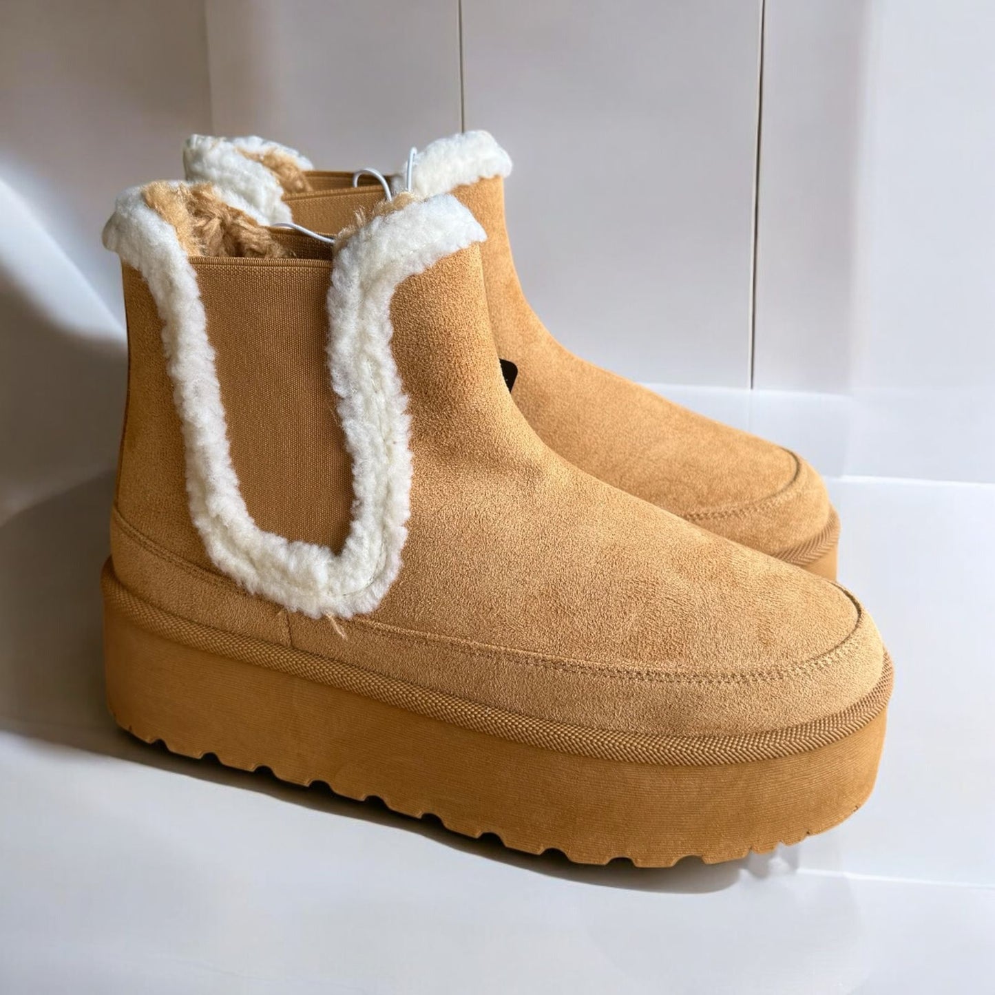 Tan Fur Boot