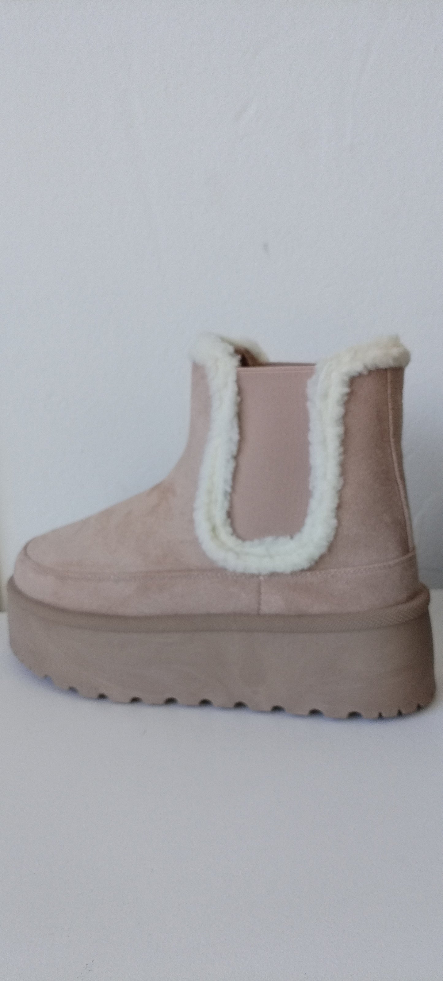 Cream Winter Boot