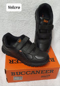 Black Buccaneer Velcro Kiddies Sneakers