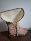 Pink Fur Boot