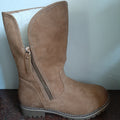 Ms Milano Tan Fur Boot