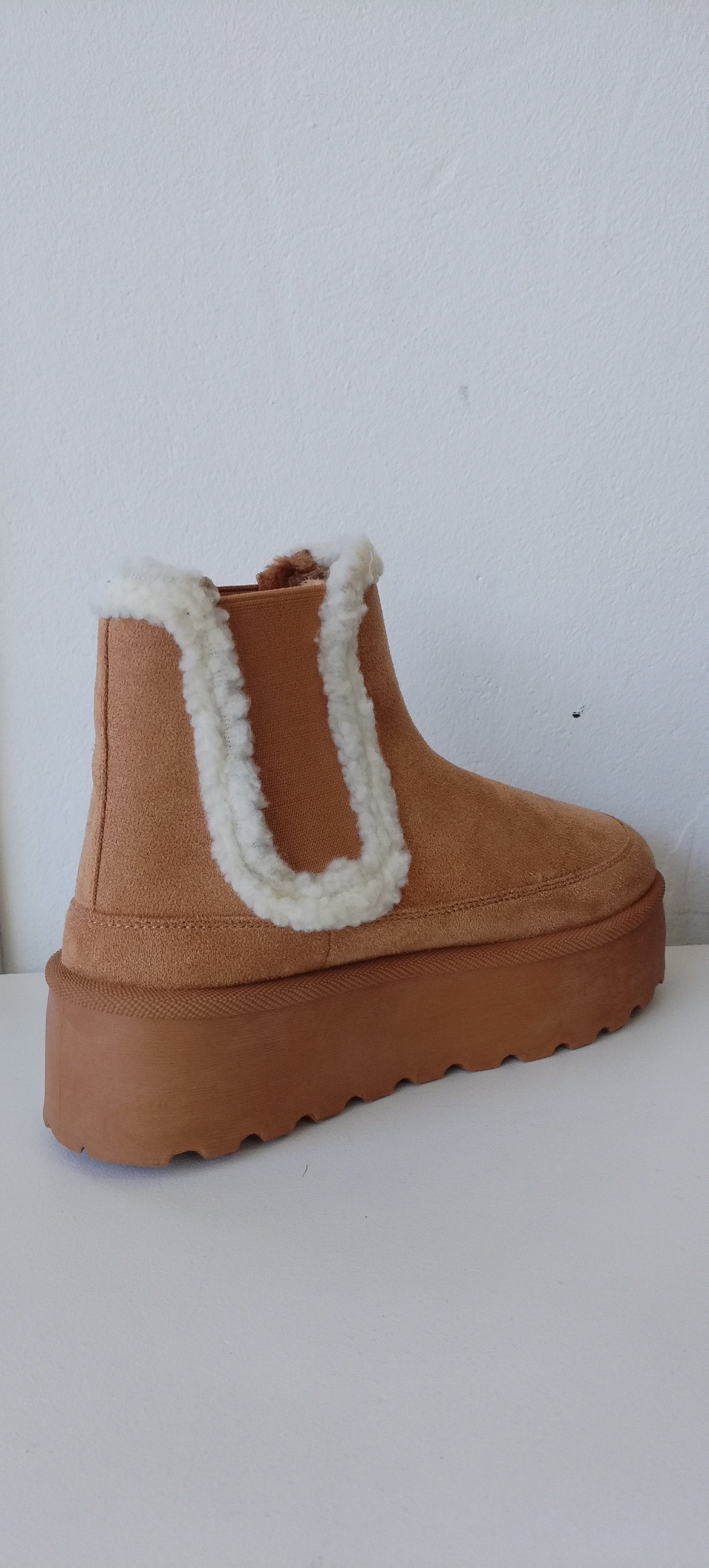 Tan Fur Boot