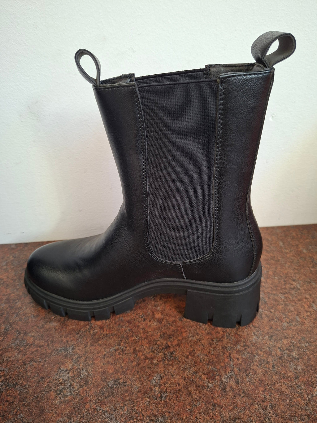 Chunky Black Boot