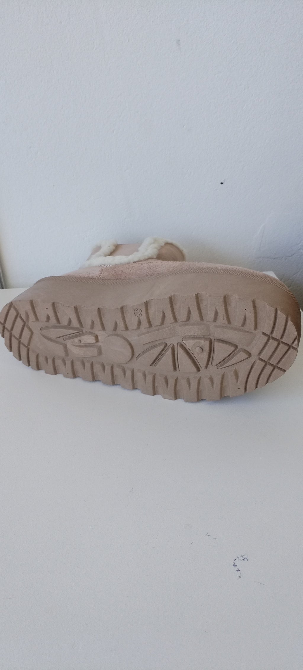 Cream Winter Boot
