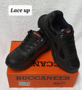 Kiddies Lace Black Sneakers