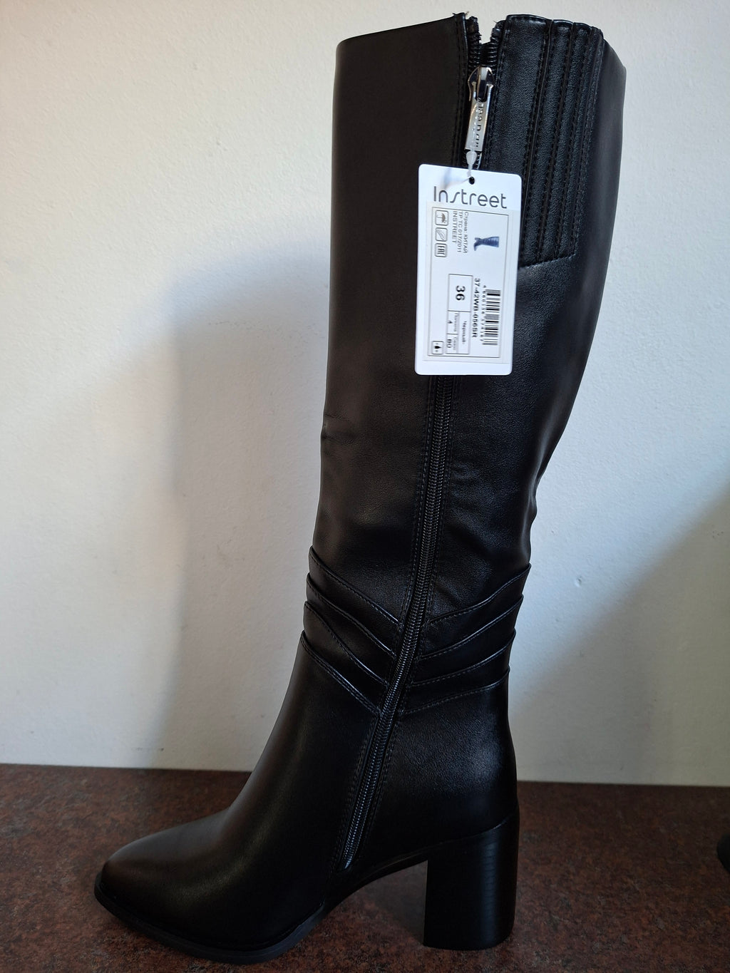 Black Small Heel Boot