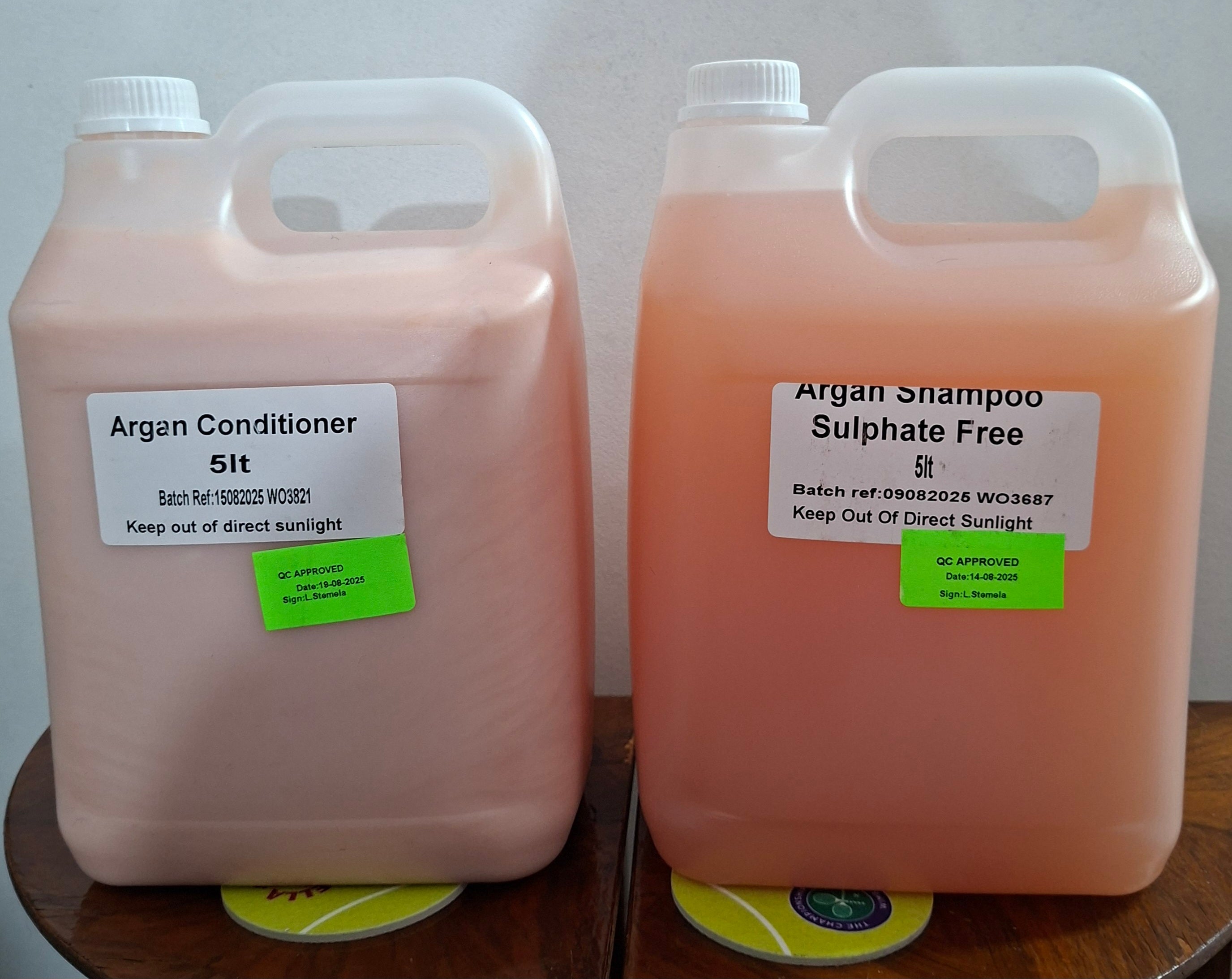 5 Litre Argan Shampoo and conditioner