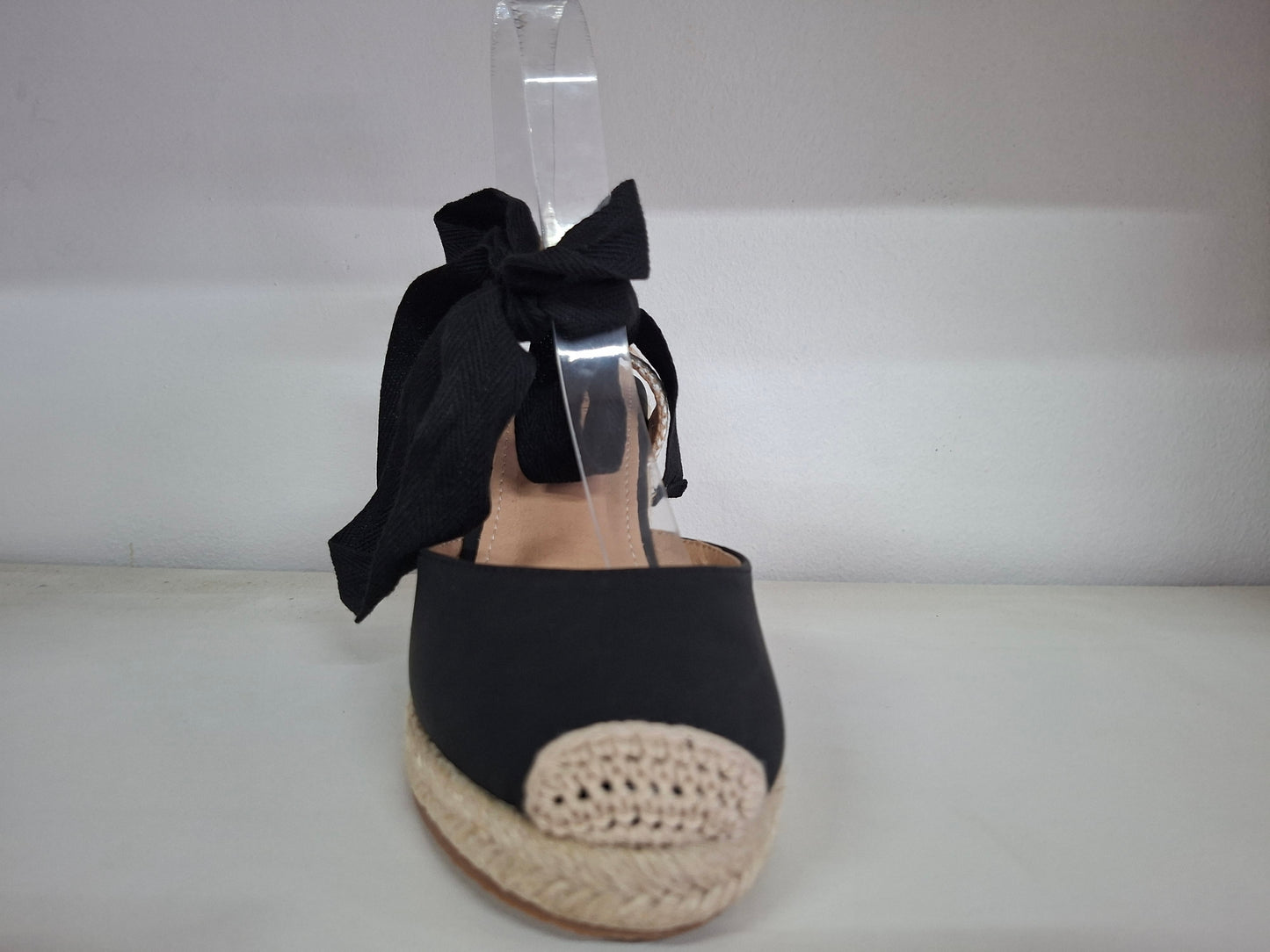 Black Lace Wedge