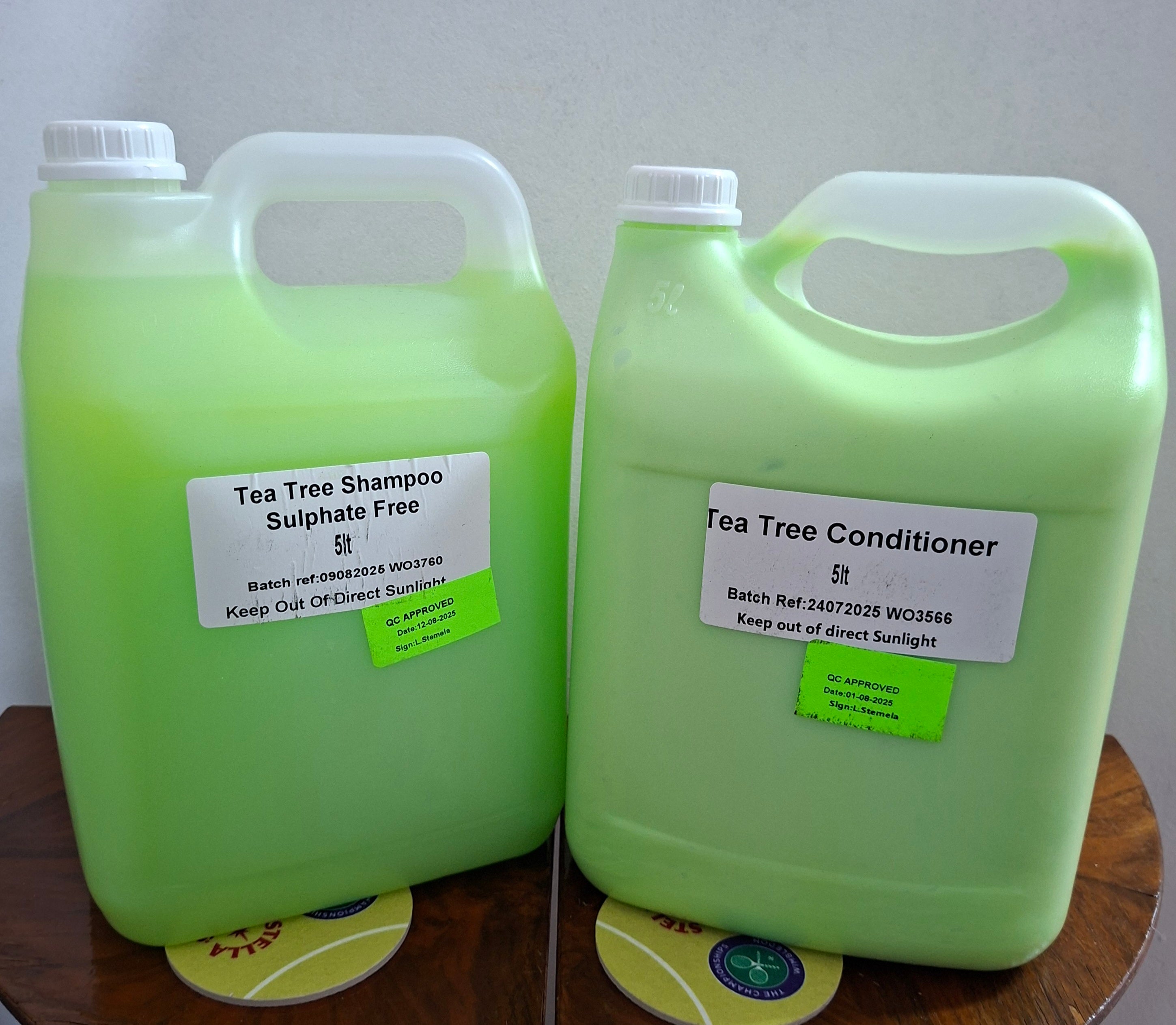 5 Litre Tea Tree Shampoo and Conditioner Sets