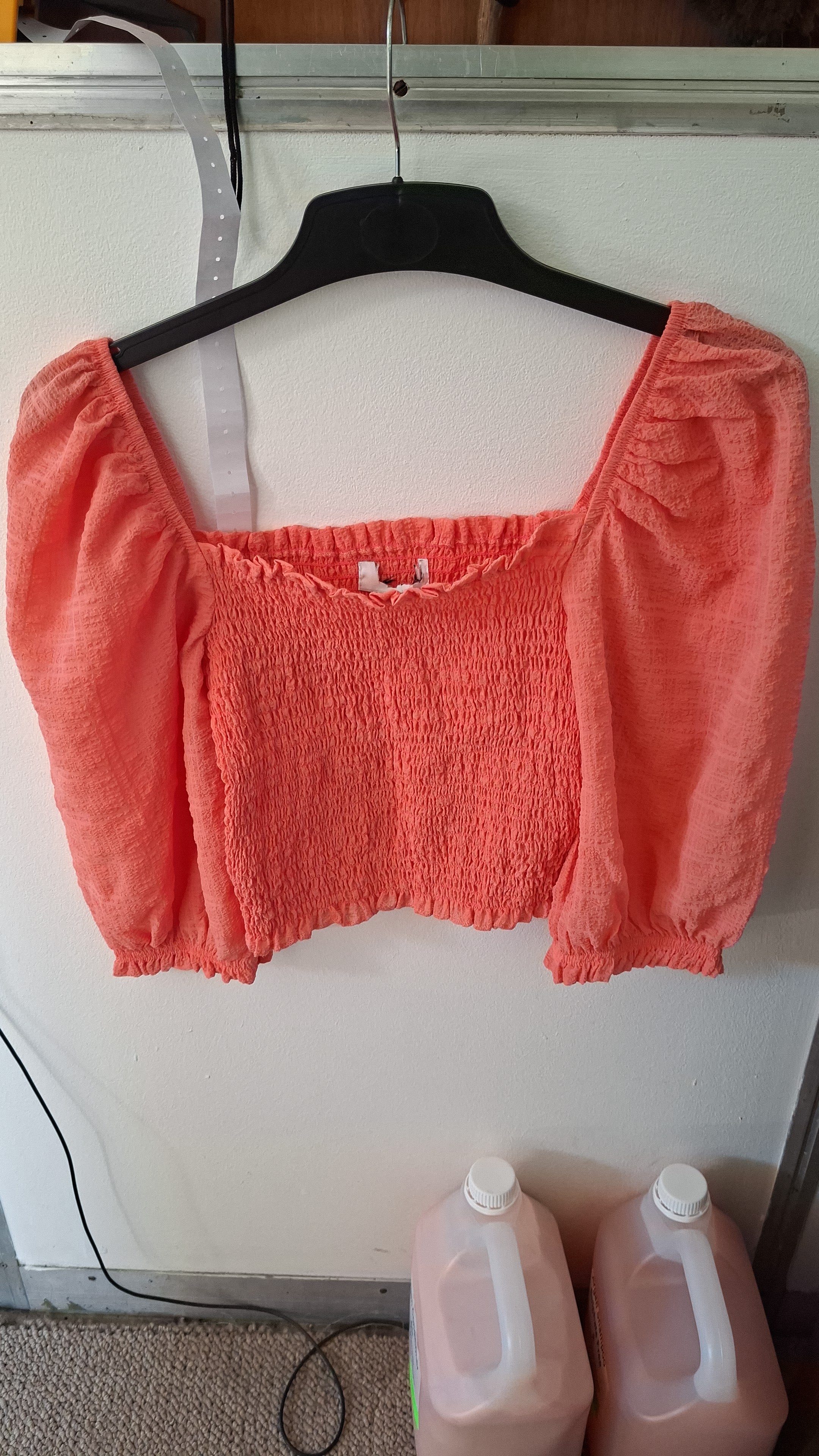 Peach skinny top